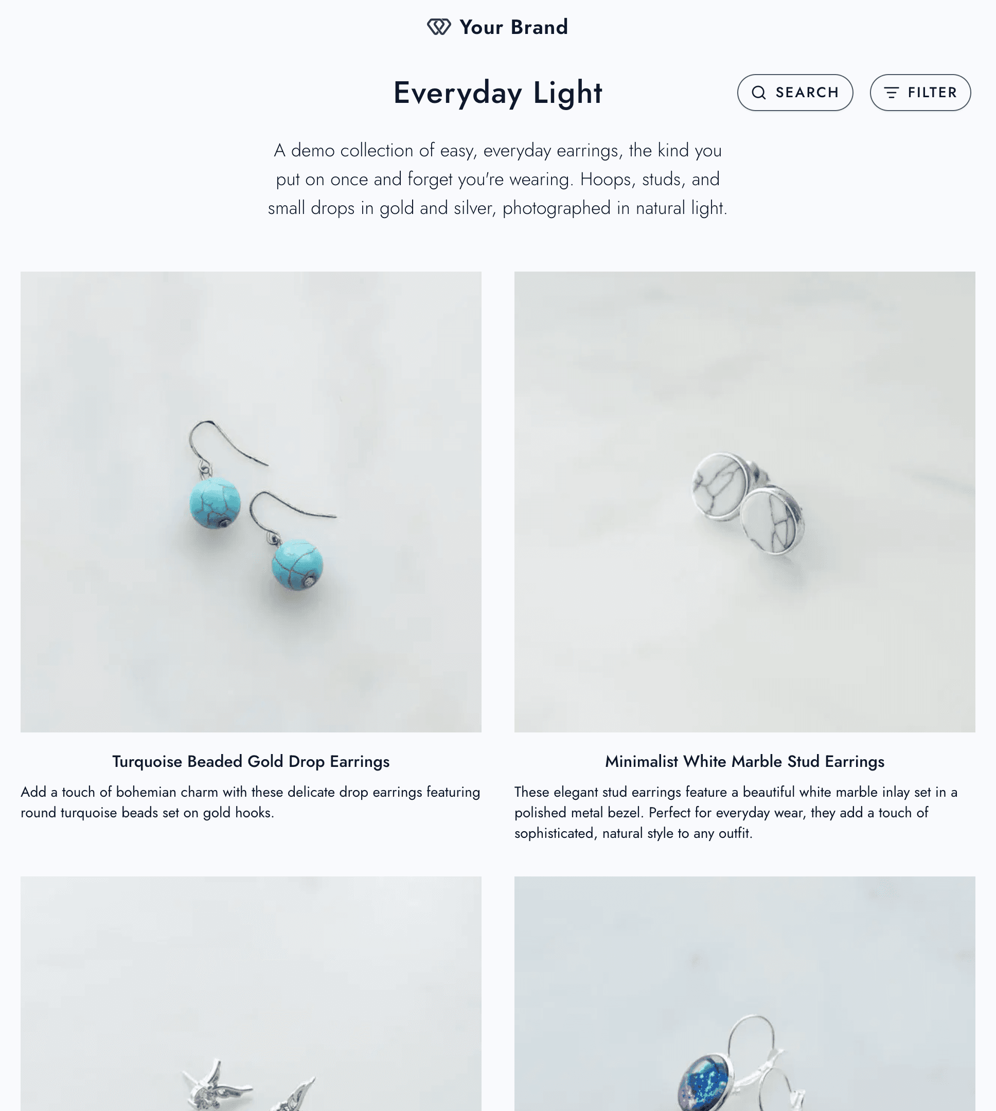Catalog view